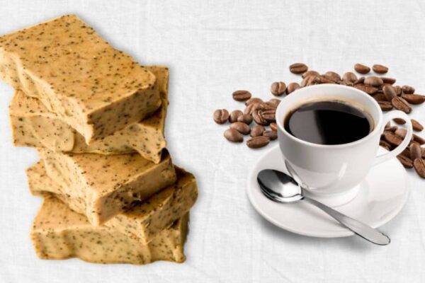 Finished Homemade Coffee Soap, a completed DIY project