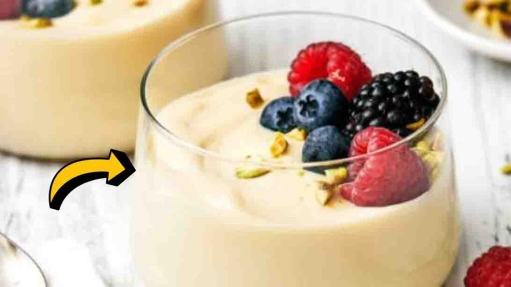 Homemade Custard, homemade and freshly served