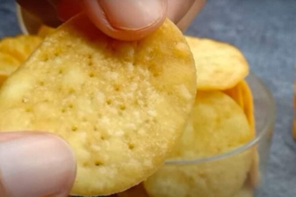 Quick Homemade Pringles, homemade and freshly served