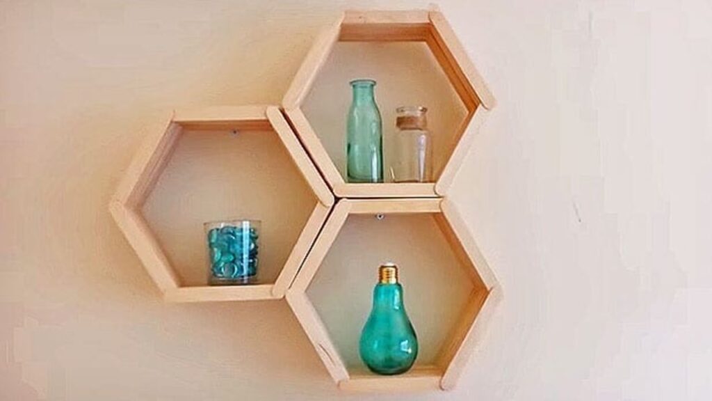Honeycomb Shelves Are The Easiest Shelves You’ll Ever Make