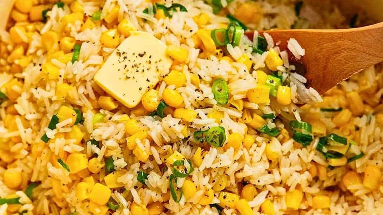 Hot Buttered Corn Rice - DIY Joy