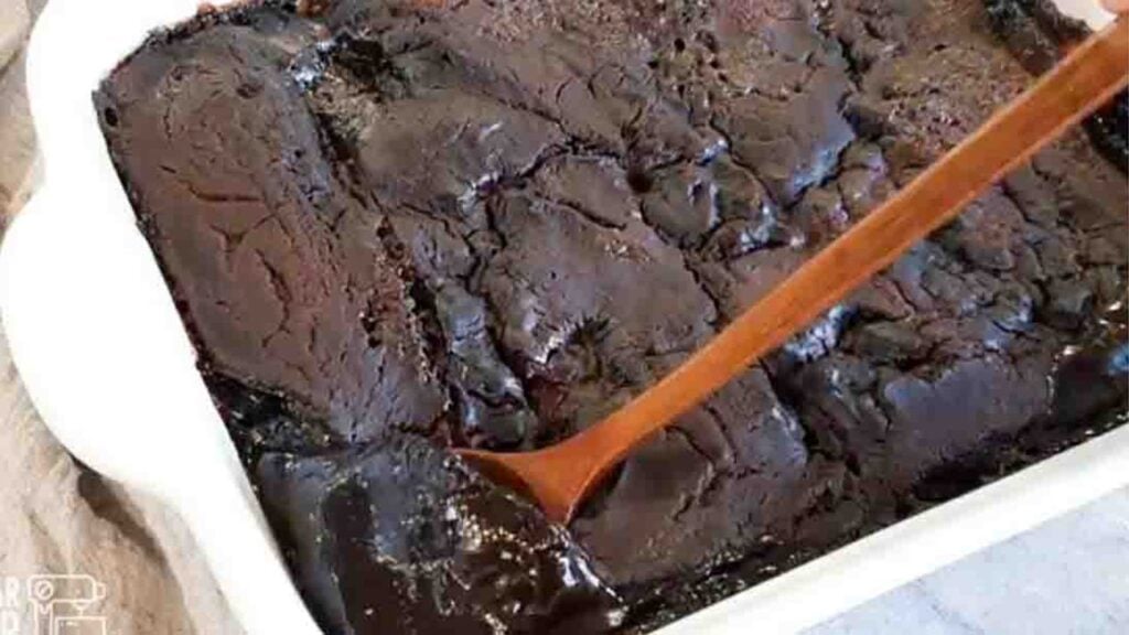 Hot Fudge Chocolate Pudding, homemade and freshly served