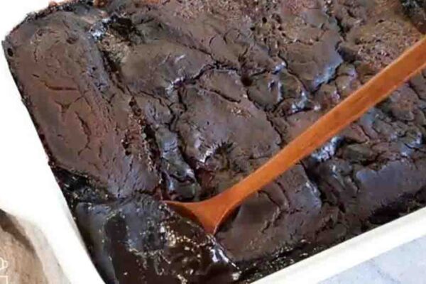 Hot Fudge Chocolate Pudding, homemade and freshly served