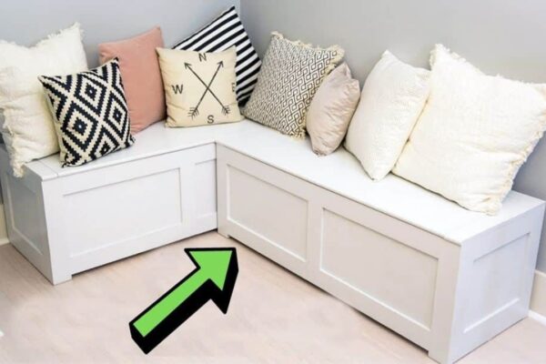 Finished How To Build A DIY Storage Bench, a completed DIY project