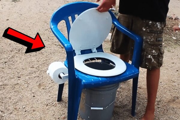 How to Build a Recycled Camping Toilet