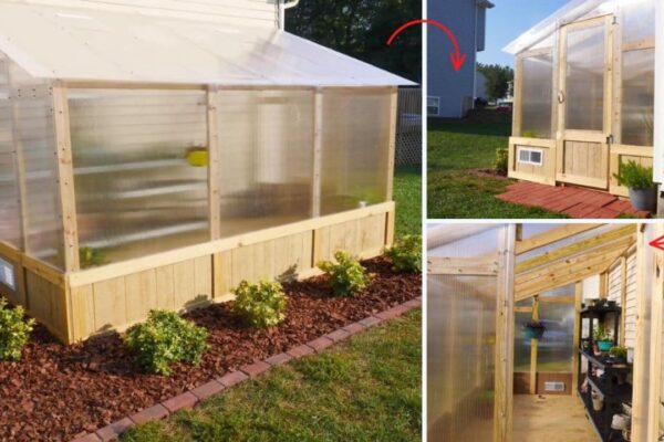 Finished How To Build A Simple DIY Greenhouse, a completed DIY project