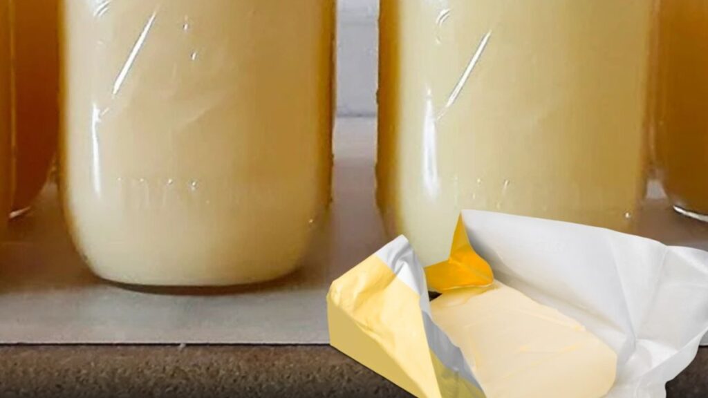 How To Can Butter, homemade and freshly served