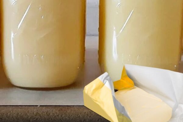 How To Can Butter, homemade and freshly served