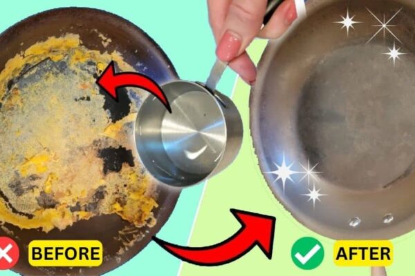 Finished Easy Pan Cleaning Hack to Save You Hours of Scrubbing, a completed DIY project