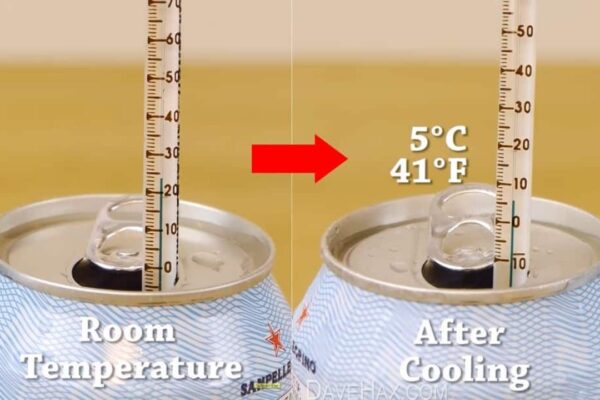 How to Cool a Drink in 2 Minutes, homemade and freshly served