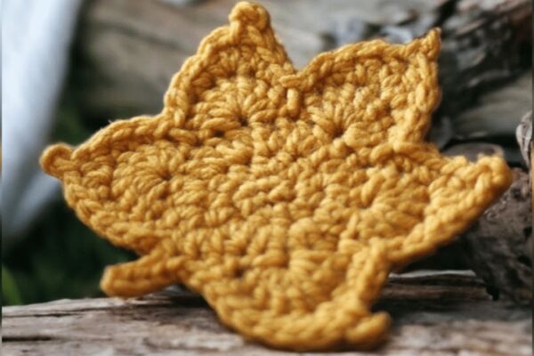 Finished How to Crochet a Maple Leaf, a completed DIY project