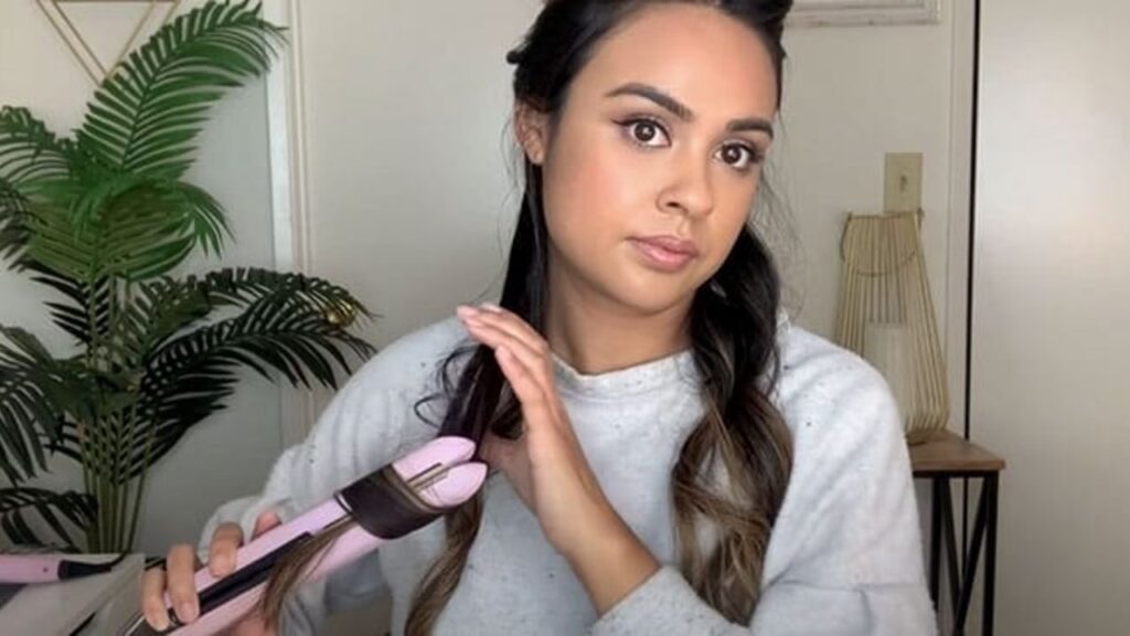 Finished How to Curl Hair With A Flat Iron, a completed DIY project