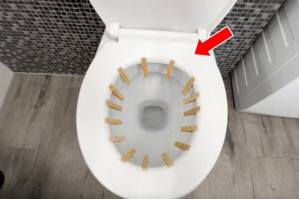How to Deodorize Your Toilet Using Clothespins