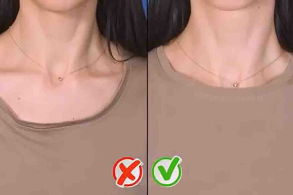 Finished How To Downsize A Stretched T-Shirt Neckline Without Sewing, a completed DIY project