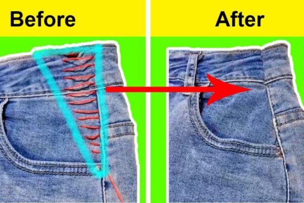 How to Downsize the Waist of Jeans