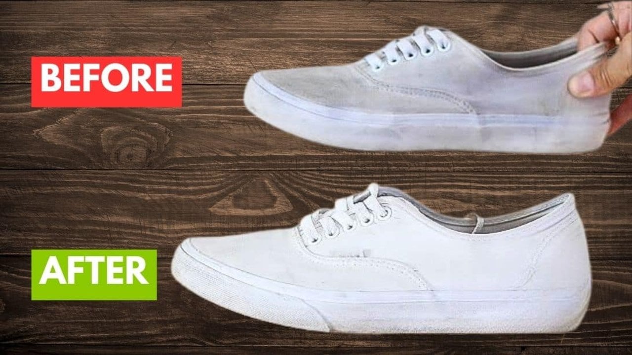 How to Easily Clean White Shoes - DIY Joy