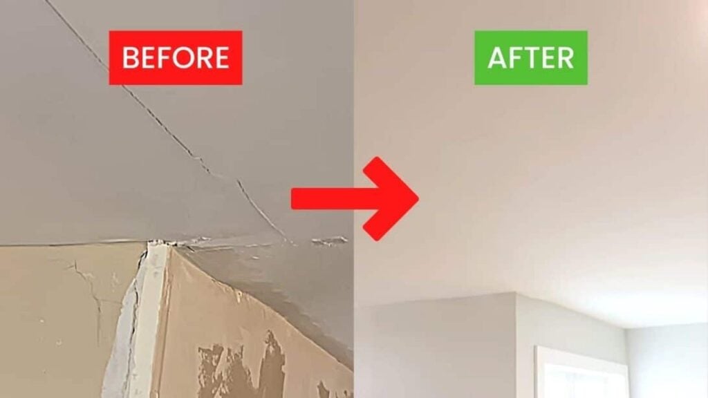 How to Fix a Drywall Crack in Ceiling or Wall, homemade and freshly served