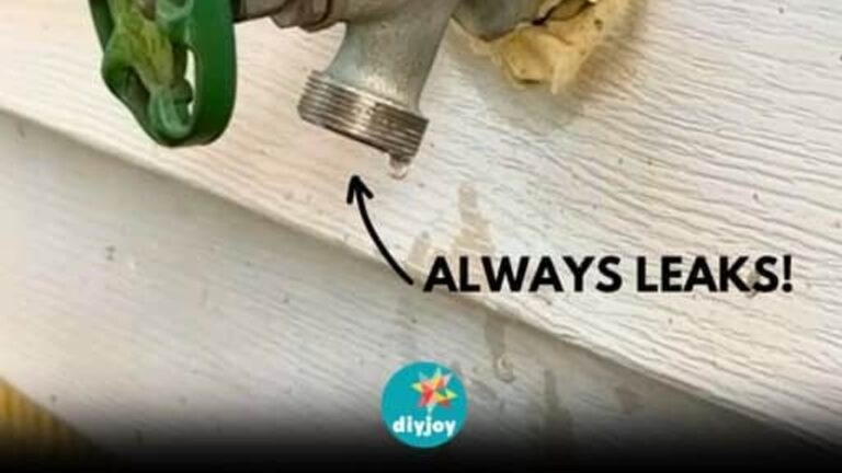 How to Fix a Leaking Outdoor Faucet - DIY Joy