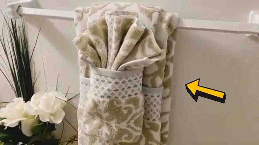 Finished How to Fold Towels for Decorating Your Bathroom, a completed DIY project