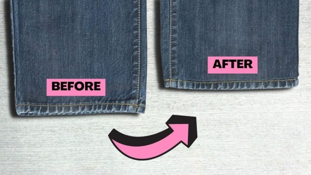 How to Hem Jeans While Keeping Original Hem