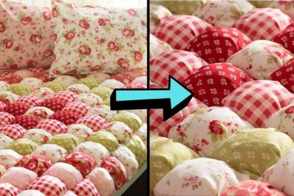 Finished A Bubble Quilt For Beginners, a completed DIY project
