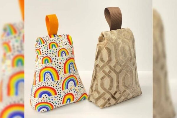 Finished How to Sew a Fabric Door Stopper, a completed DIY project