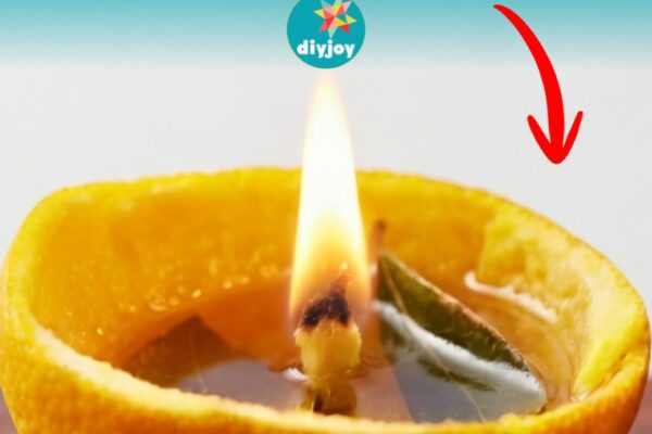Finished A 1 Minute Candle From An Orange, a completed DIY project