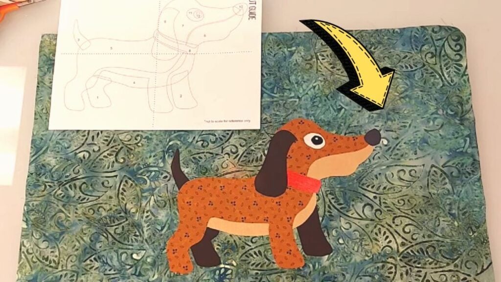 Finished Adorable Quilted Dog (With Free Pattern), a completed DIY project