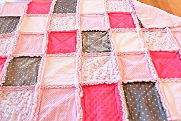 Finished A Rag Quilt Easily, a completed DIY project