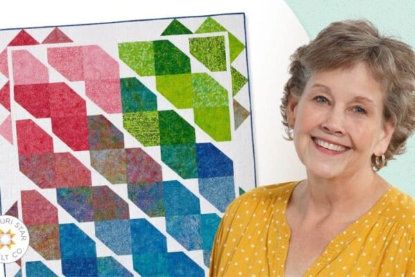 Finished a Trailing Squares Quilt, a completed DIY project