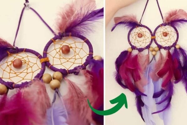 Finished A Whimsical DIY Owl Dreamcatcher, a completed DIY project