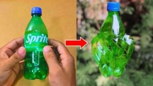 a Wind Spinner From a Plastic Bottle