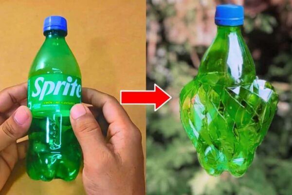 a Wind Spinner From a Plastic Bottle