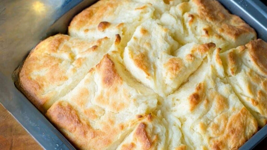 Butter Swim Biscuits, homemade and freshly served