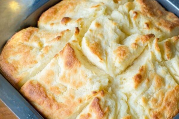 Butter Swim Biscuits, homemade and freshly served