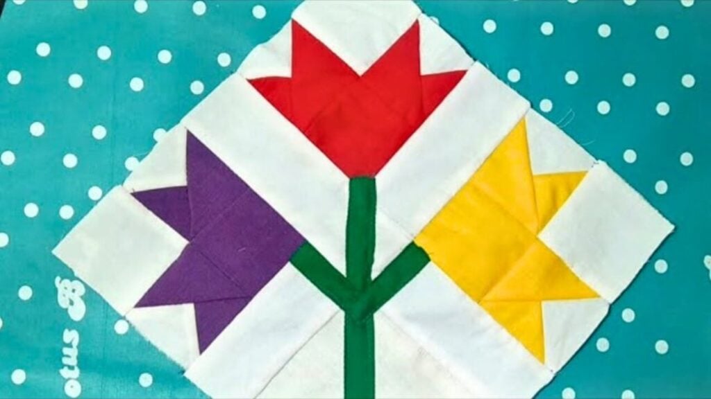 Finished Caroline Lily Quilt, a completed DIY project