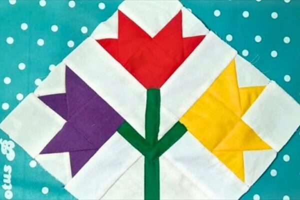 Finished Caroline Lily Quilt, a completed DIY project