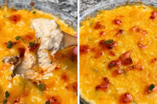 Crab Rangoon Dip, homemade and freshly served