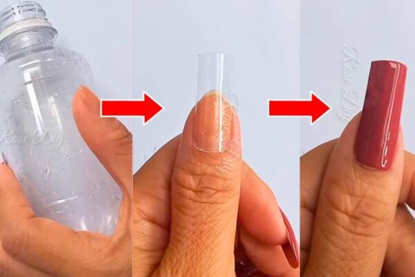 Fake Nails Using Plastic