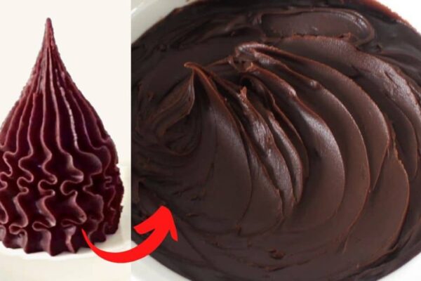 Super Easy & Simple Fudge Chocolate Frosting, homemade and freshly served