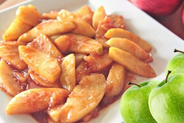 Grandma’s Fried Apples, homemade and freshly served
