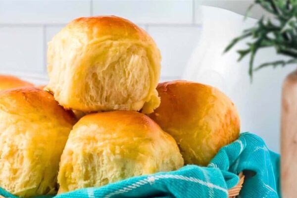 Hawaiian Sweet Rolls, homemade and freshly served