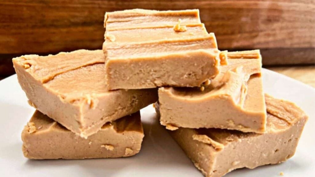 Easy 2-Ingredient Homemade Fudge, homemade and freshly served