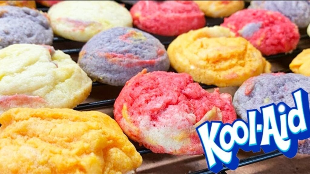 Kool-Aid Cookies, homemade and freshly served