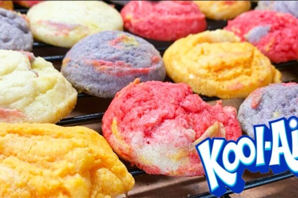 Kool-Aid Cookies, homemade and freshly served