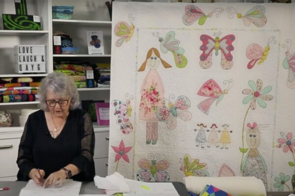 Quilt As You Go Butterfly Kisses Quilt, homemade and freshly served