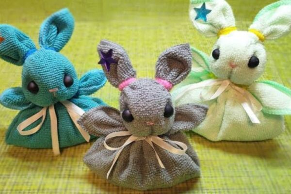 a Rabbit With a Towel