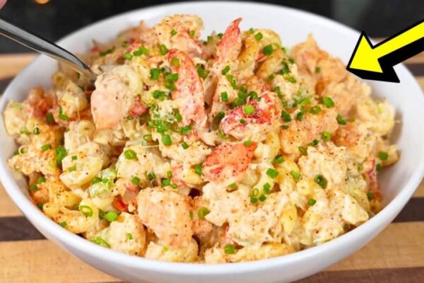 Easy, Cold, & Fresh Seafood Salad, homemade and freshly served