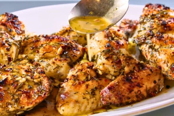 the Best Greek Chicken, homemade and freshly served
