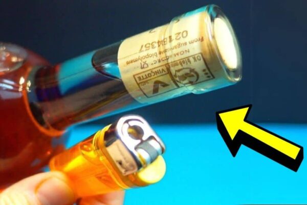 How to Open a Wine Bottle With a Lighter, homemade and freshly served